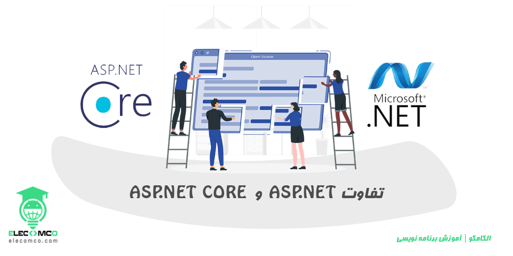 تفاوت asp.net core و asp.net mvc - سایت آموزش برنامه نویسی الکامکو