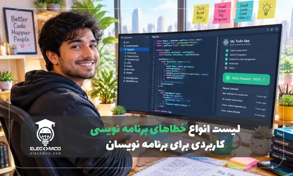لیست دسته بندی انواع خطاهای برنامه نویسی - سایت آموزش برنامه نویسی الکامکو