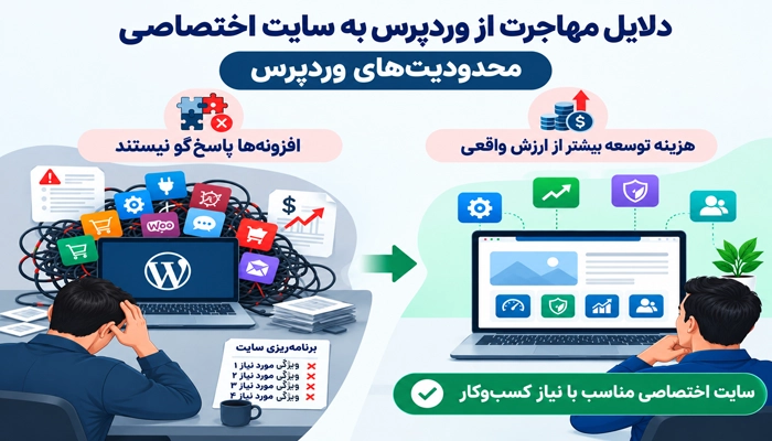 کِی وقتش است از وردپرس به سایت اختصاصی مهاجرت کنید؟
